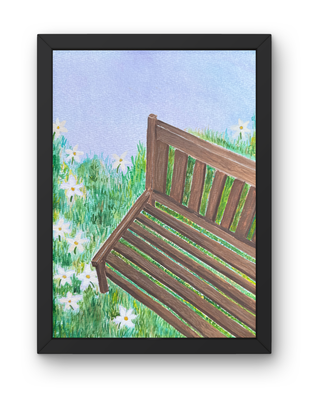 Roadside Flowers 8x10 Original Watercolor Painting
